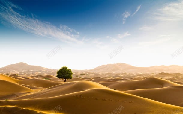 蔚蓝天空金色沙漠jpg设计背景_新图网 https://ixintu.com 天空 沙漠 蔚蓝 金色