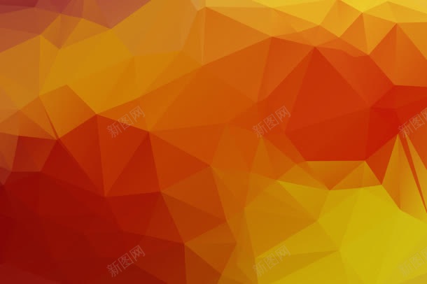 黄红色三角形立体壁纸jpg设计背景_新图网 https://ixintu.com 三角形 壁纸 立体 红色