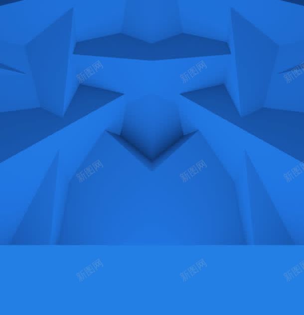 蓝色不规则形状海报jpg设计背景_新图网 https://ixintu.com 不规则 形状 海报 蓝色
