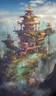 宫殿背景背景