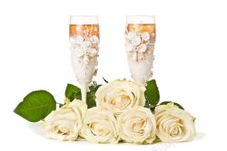 欧式花边摄影图玫瑰香槟摄影高清图片