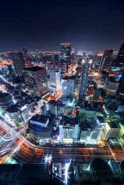 繁华大都市大都市繁华灯光夜景高清图片