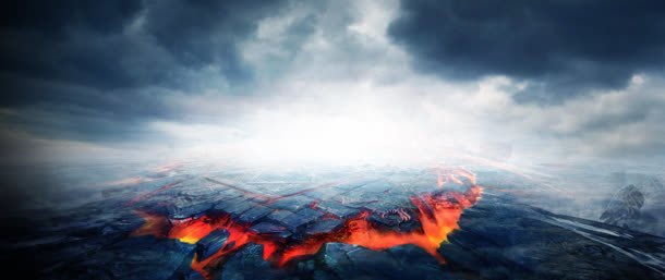 火山爆发海报背景jpg设计背景_新图网 https://ixintu.com 海报 火山 爆发 背景