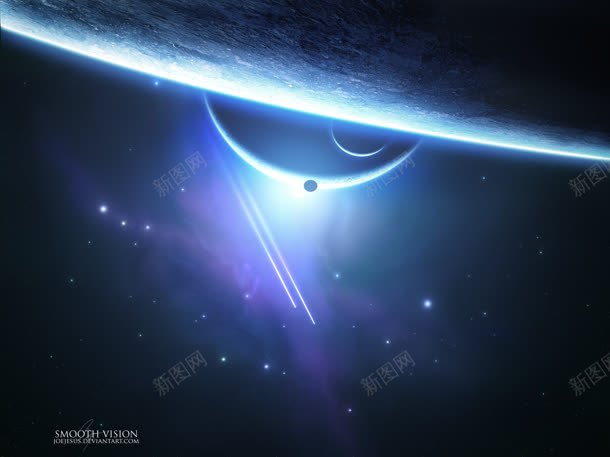 神秘蓝色星空宇宙jpg设计背景_新图网 https://ixintu.com 宇宙 星空 神秘 蓝色