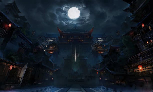 魔幻世界的月亮海报背景jpg设计背景_新图网 https://ixintu.com 世界 月亮 海报 背景 魔幻