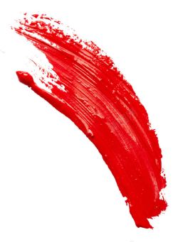 颜料笔触红色笔触颜料高清图片