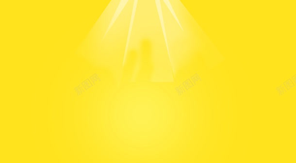 黄色纯色网站banner白色光效jpg设计背景_新图网 https://ixintu.com banner 网站 色光 黄色