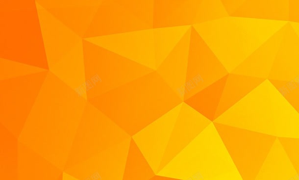 橙色炫彩不规则几何图形背景
