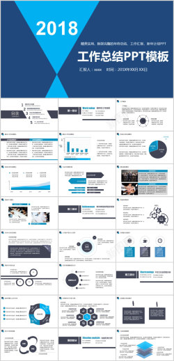 文字设计模板市场竞争报告分析PPT模板
