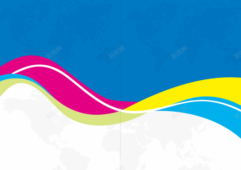商务科技企业宣传标书画册封面背景cdr设计背景_新图网 https://ixintu.com IT封面 cdr 世界地图 五彩条 企业宣传册 商务画册 封面设计 时尚商务画册封面 标书封面 矢量素材 科技画册 蓝色封面