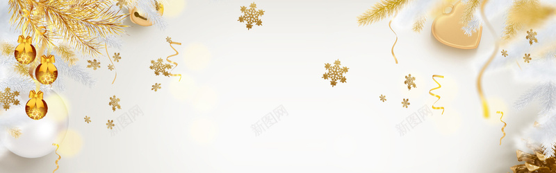 简约时尚圣诞节平安夜bannerpsd设计背景_新图网 https://ixintu.com banner 圣诞树 圣诞节 平安夜 彩球 时尚 简约 雪花