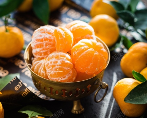 橘子黄色水果背景背景