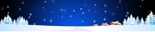 圣诞节banner创意jpg设计背景_新图网 https://ixintu.com 圣诞 蓝色 雪花