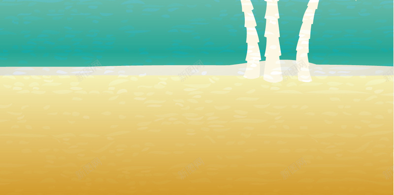 黄色沙滩上的椰子树H5背景矢量图ai设计背景_新图网 https://ixintu.com H5素材 树木 椰子树 沙子 沙滩 蓝天 飞翔 鸟 黄色 矢量图