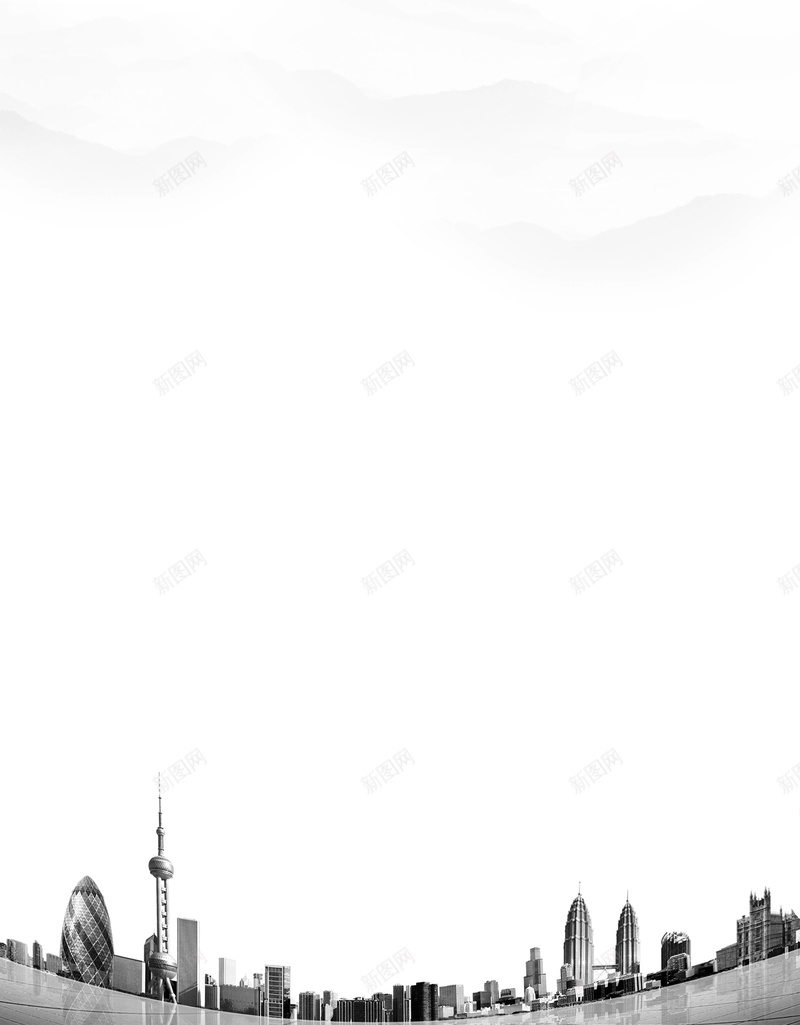 黑白城市建筑海报背景psd设计背景_新图网 https://ixintu.com 小清新 建筑 建筑城市 房地产 文艺 海报 简洁 简约 背景 黑白素材