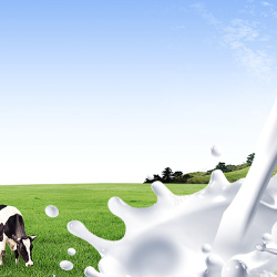 小清新含奶嘴的婴儿牛奶奶粉乳制品PSD分层主图背景高清图片
