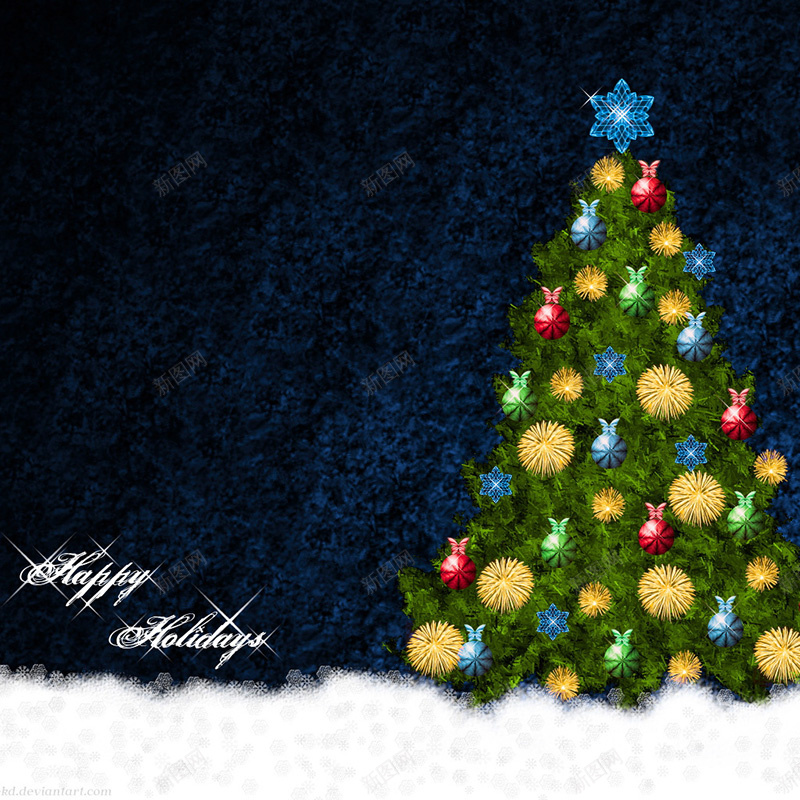 蓝色棉绒奢华圣诞树背景jpg设计背景_新图网 https://ixintu.com 主图 圣诞 圣诞树 奢华 星光 棉绒 纹理 蓝色 质感 雪花