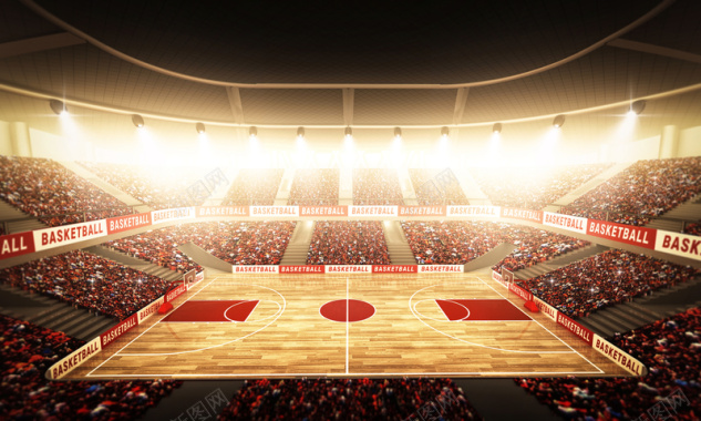 大气室内篮球场背景背景