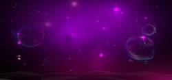 星空音符紫色背景星空背景banner高清图片