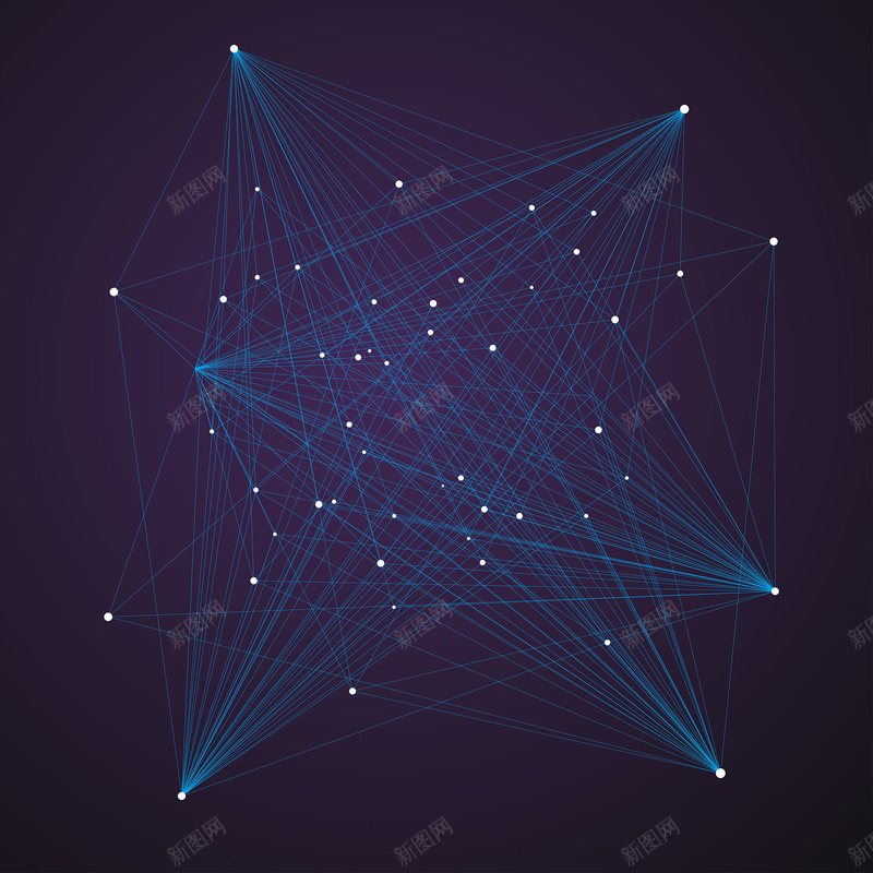 蓝色科幻背景矢量图ai设计背景_新图网 https://ixintu.com 光效 商务 矢量 科幻 科技 线条 蓝色 矢量图