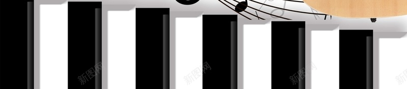 音乐节简约创意海报背景psd设计背景_新图网 https://ixintu.com 乐器 五线谱 创意海报 吉他 简约背景 钢琴键 音乐节 音乐节海报