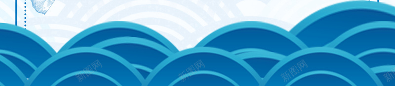 手绘海鲜美食促销海报psd设计背景_新图网 https://ixintu.com 手绘 插画海浪 海浪 海鲜城 海鲜美食 美味 美食 蓝色 边框