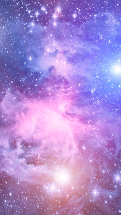 APP紫色梦幻星空H5背景高清图片