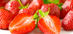 日系草莓清新文艺范日系草莓美食高清图片