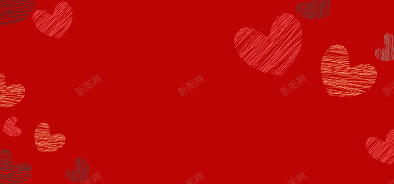 爱心情人节手绘红色banner背景psd设计背景_新图网 https://ixintu.com 几何 小清新 广告 情人节 手绘 文艺 梦幻 浪漫 爱心 爱心情人节 简约 素材 背景 设计