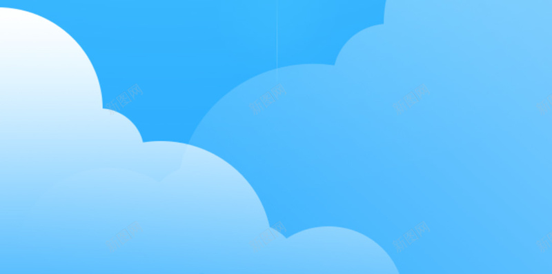 蓝色简单天空背景jpg设计背景_新图网 https://ixintu.com 几何 扁平 渐变 白云 矢量 简单天空 背景 蓝色