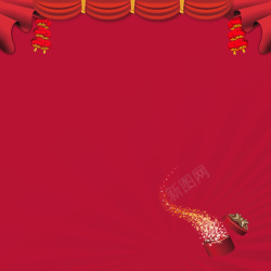 节庆海报背景中国风红色灯笼背景高清图片