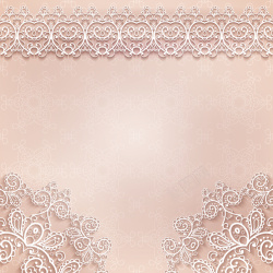 婚礼桌牌唯美粉色高雅蕾丝婚礼印刷品背景矢量图高清图片