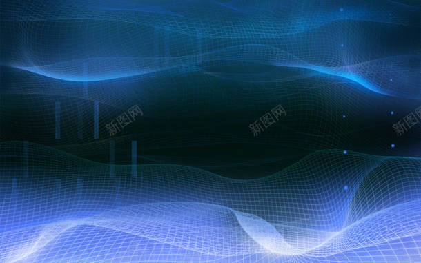 蓝色创意科技感线条jpg设计背景_新图网 https://ixintu.com 创意 科技 线条 蓝色