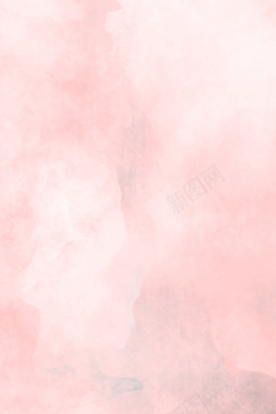 可爱海洋生物粉色水彩雾化抽象简约背景背景