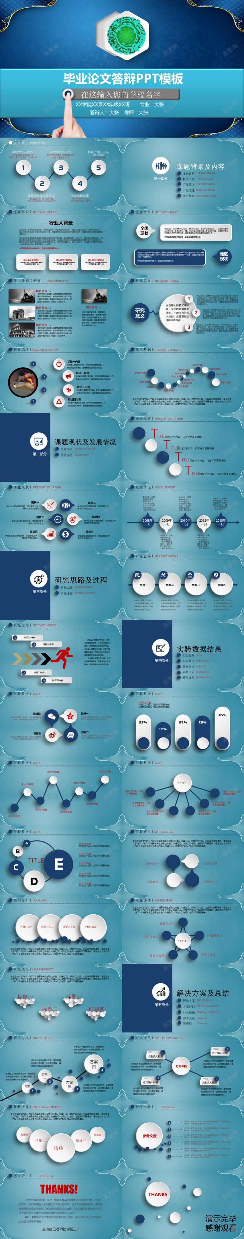 青花瓷毕业论文答辩PPT模板PPT模板_新图网 https://ixintu.com 模板 毕业论文 答辩 青花瓷