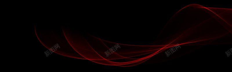 红色线条科技抽象线条bannerjpg设计背景_新图网 https://ixintu.com 抽象 抽象线条 波纹 科技 简约 红色 线条 线条banner 黑色
