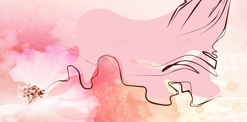 粉色花朵38妇女节PS源文件H5背psd设计背景_新图网 https://ixintu.com 38妇女节 H5背素材 PS源文件 关爱 女性 小清新 护肤品 桃花 简约 粉色 花朵 花朵素材