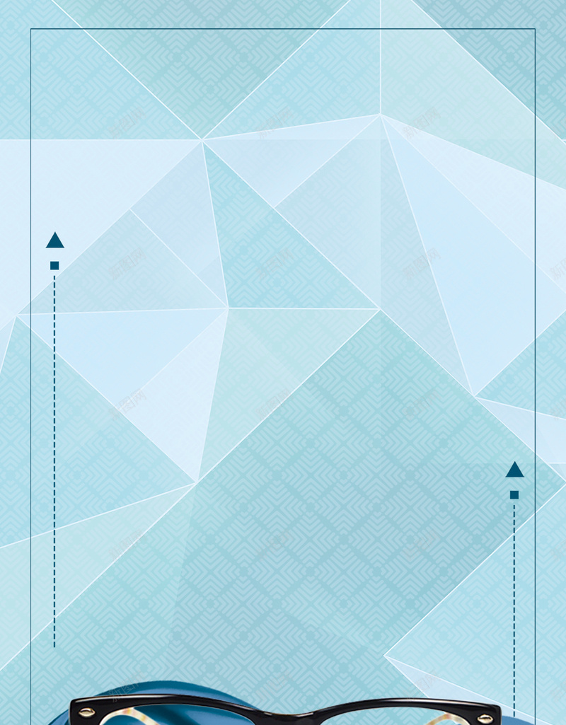 蓝色几何简约眼镜促销PSD分层H5psd设计背景_新图网 https://ixintu.com H5 PSD分层 几何 眼镜 眼镜促销 简约 线条 蓝色 边框