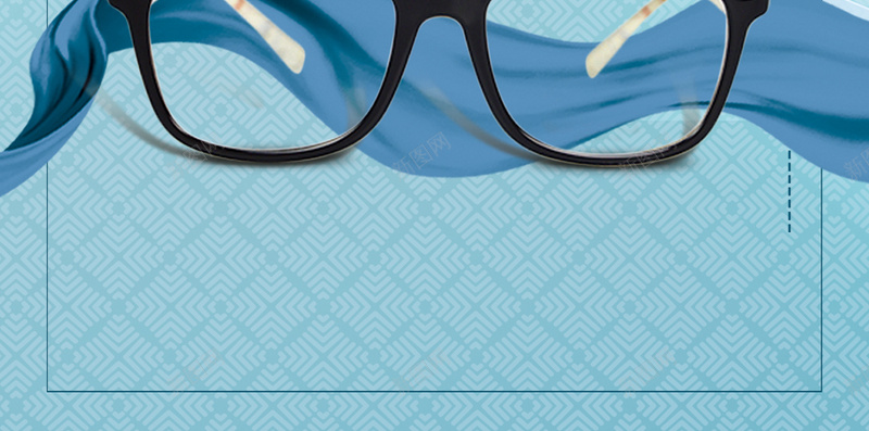 蓝色几何简约眼镜促销PSD分层H5psd设计背景_新图网 https://ixintu.com H5 PSD分层 几何 眼镜 眼镜促销 简约 线条 蓝色 边框