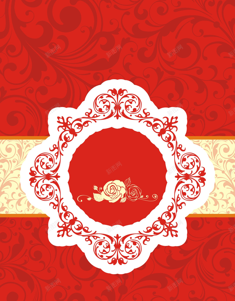 婚礼请柬矢量H5背景cdr设计背景_新图网 https://ixintu.com H5 婚宴 婚庆 婚礼背景 婚礼请柬 底纹 电子请柬 矢量 红色 结婚 请帖 邀请函