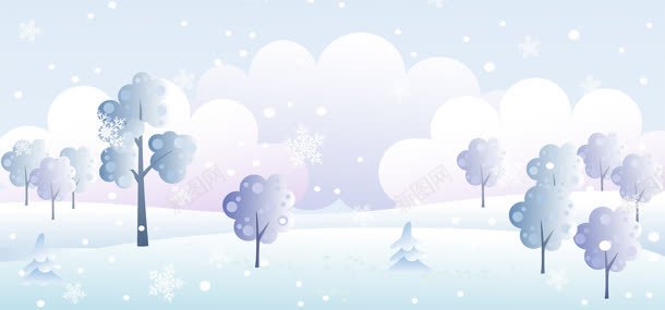 冰雪背景jpg设计背景_新图网 https://ixintu.com 冰雪 卡通 唯美 圣诞节 雪花