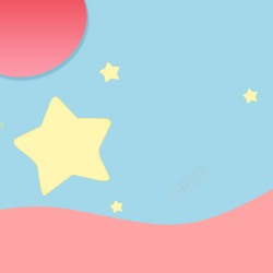 星星被子可爱母婴产品PSD分层主图背景高清图片