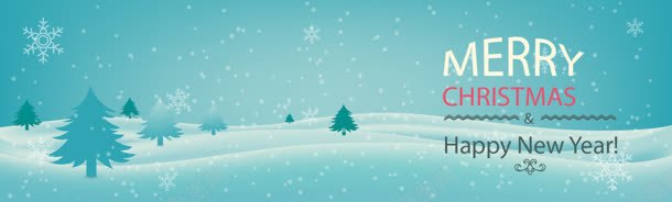 圣诞节雪原banner背景jpg设计背景_新图网 https://ixintu.com 卡通背景 圣诞节背景