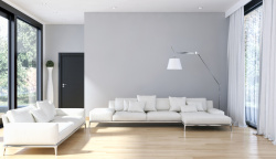 简洁室内装潢效果图白色沙发客厅海报背景高清图片