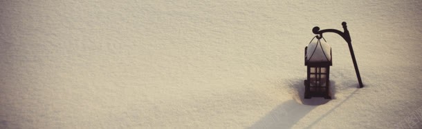 冬天雪灯banner创意jpg设计背景_新图网 https://ixintu.com 天空 山峰 积雪 色彩 路