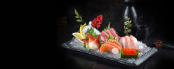 寿司海报素材美食日本寿司banner海报高清图片
