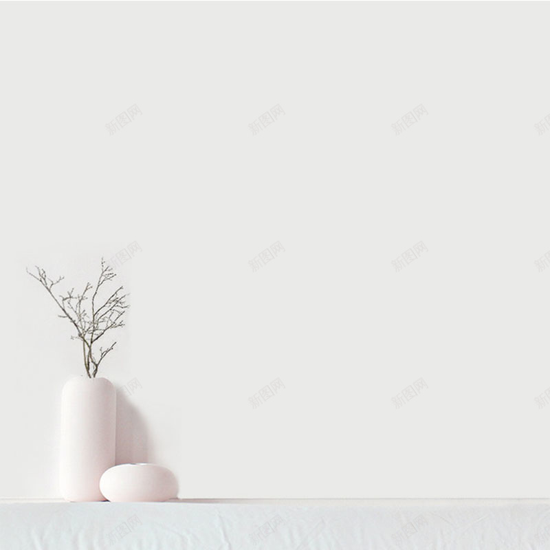 文艺清新背景图jpg设计背景_新图网 https://ixintu.com 主图 小清新 文艺 清新 白色 简约 纯洁 自然 花瓶