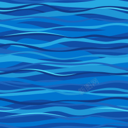 清湛蓝色动感海浪条纹波浪蓝色背景矢量图高清图片