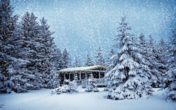 雪景雪屋银装素裹jpg设计背景_新图网 https://ixintu.com 银装素裹 雪景