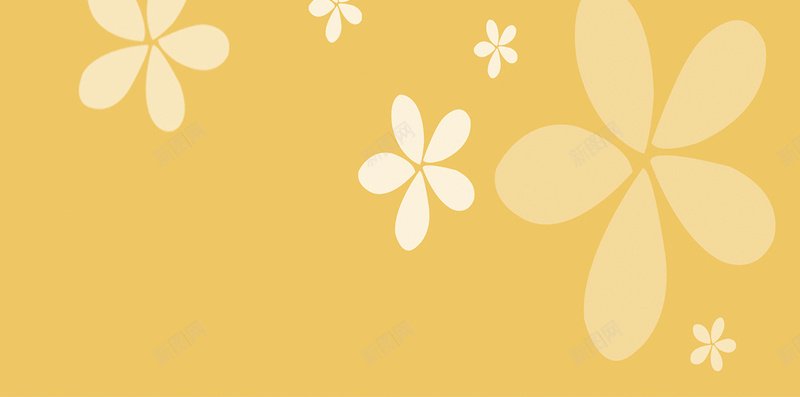 纯色花朵H5背景jpg设计背景_新图网 https://ixintu.com H5背景 梦幻 浪漫 简约 纯色 花朵 黄色